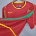 Portugal 2002 World Cup Home Red Soccer Jersey